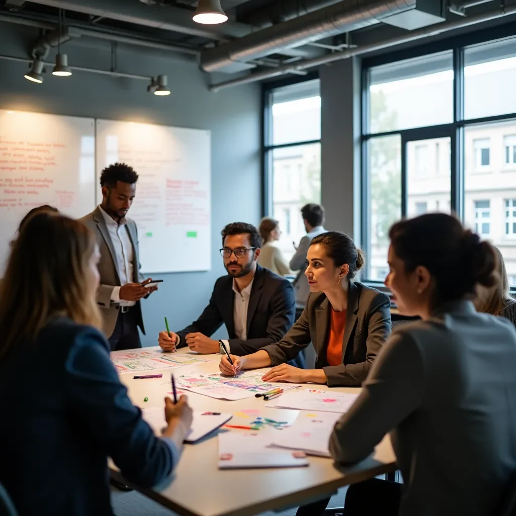 Modern sustainable workspace